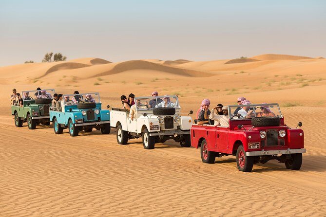 Private Vintage Land Rover Heritage Desert Safari- 4 Course Dinner & Activities - Sunset falcon demonstration: when timing matters