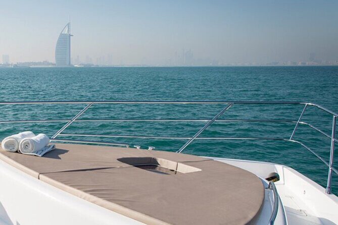 Private Yacht Dubai: Rent 61 ft Luxury Yacht up to 30 people - Comfort on board: deck space, drinks, and snack freedom