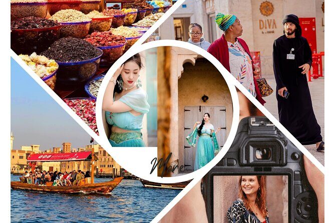 Professional Photoshoot Tour of Dubai Old town Spice & Gold Souk - A Photo-Guided Walk Through Dubai Old Town