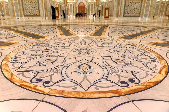 Qasr Al Watan Abu Dhabi - Inside the Palace: Marble, Stone, and Carved Craft