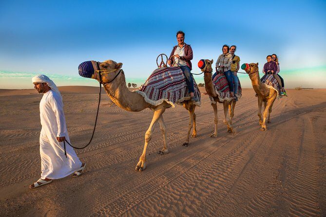 Quad Bike & Premium Desert Safari, with BBQ Dinner with 6 shows - Camp Arrival: Camel Ride, Arabic Coffee, Dates, and Instant Setup