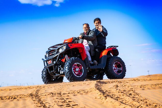 Quad Bike & Premium Desert Safari, with BBQ Dinner with 6 shows - The Quad Bike Session: One Hour, Safety Rules, and a Key Question
