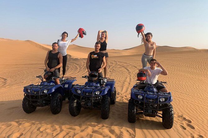 QUAD BIKE self Drive with Desert safari Full Program - Dubai Desert Day Plan: From Pickup to Al Badayer