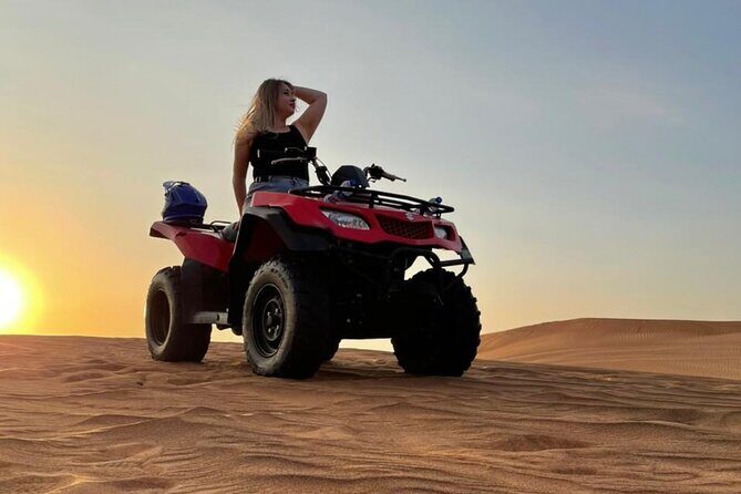 QUAD BIKE self Drive with Desert safari Full Program - Quad Bike Self-Drive at Al Badayer: Safety Briefing, Then Go
