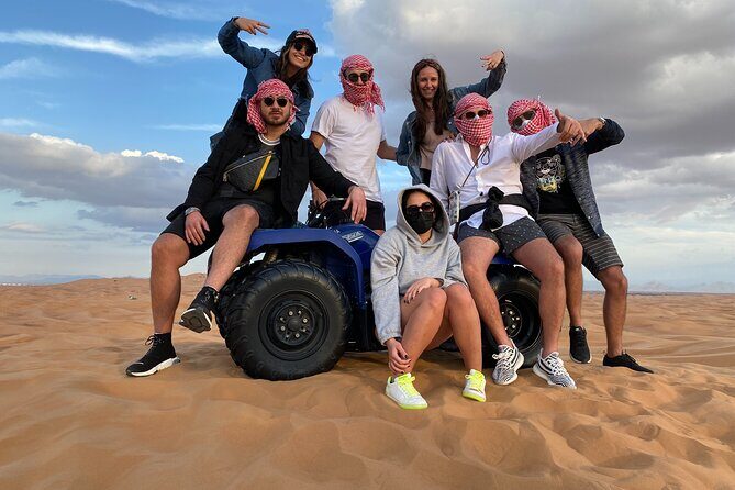 Quad Bike Tour 1 Hr 350 CC Yamaha Sandsurf & Refreshment - Getting the most from the small group (max 7)