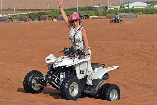 Quad Bike Tour with Camel Ride, Sandboarding, BBQ & Live Shows - Pickup and the Ride to the Desert: Comfort Matters