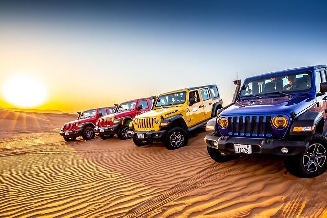 Quad bike with Morning Desert Safari - Pickup in a Toyota Land Cruiser and the ride into the dunes