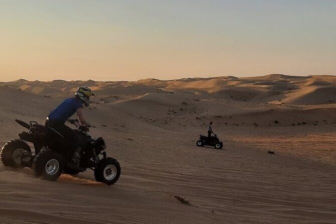 Quad biking tour with or without pick and drop(Abu dhbai ) - Sunset vs morning: when the sand feels best