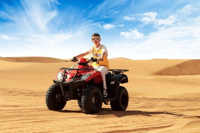 Quad Biking with Desert Safari Dubai - The Desert Ride Combo: Quads, Dune Bashing, and Optional Extras
