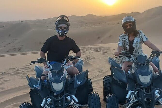 Quad biking with pick and drop - Choosing your departure time: when the desert looks its best