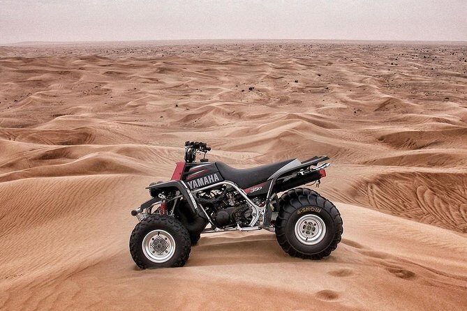 Ras Al khaimah 90 Minutes Quad Biking Tour - Pickup, Helmet, Gloves, and the Bassata Village Setup