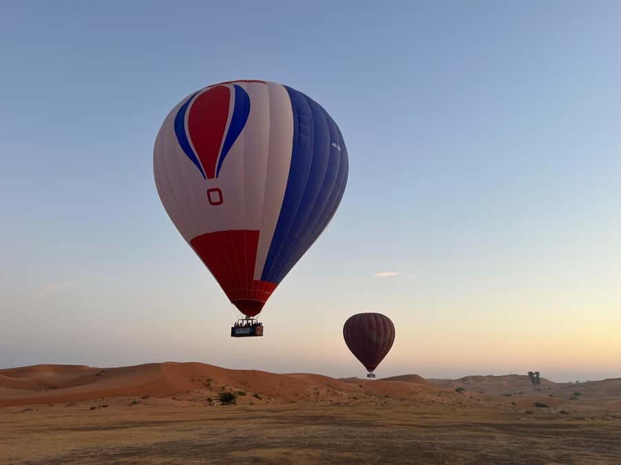 Ras Al Khaimah Hot Air Balloons - Over Terracotta Dunes and Wildlife: What the Flight Window Shows
