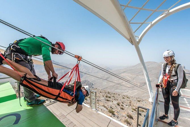 Ras Al Khaima's Jebel Jais Zipline (World's Longest) Tour - With Transfers - First look at Jebel Jais: where this zipline starts
