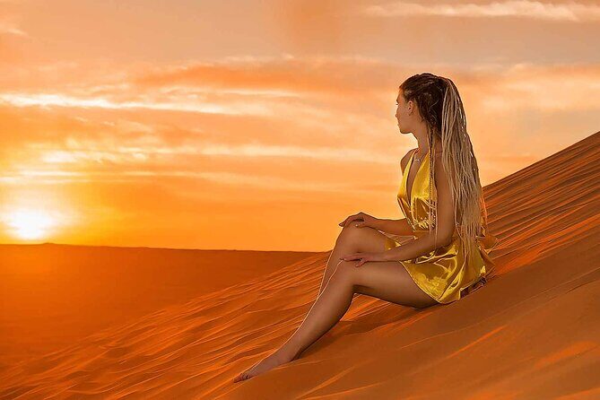 Red Dune Desert Safari Dubai Camel Ride Sandboarding & BBQ Dinner - Sandboarding and Camel Rides: Thrills with a Short, Comfortable Pace