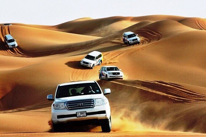 Red Dune Safari with 4x4 Pick up and Camel Ride plus BBQ - Key points that matter