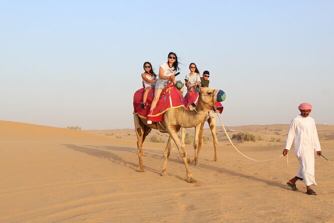 Red Dunes Desert Safari Dubai with BBQ Dinner & Sand Adventure - Camel ride and henna: small, slow moments in a busy day