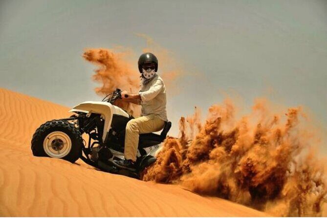 Red Dunes Quad Bike Safari, Sand surf, Camels and BBQ - Falcon photos, henna, shisha, and an Arabian makeover