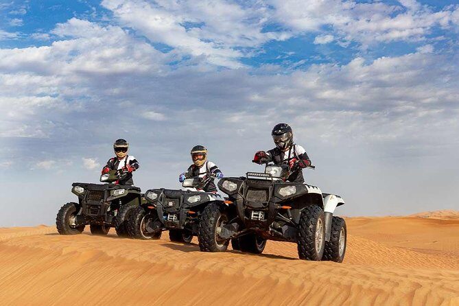 Red Dunes Safari By Quad Bike, Sandboarding, Camel Ride & BBQ Dinner - Sandboarding and Camel Ride: The Desert Slows Down (A Bit)