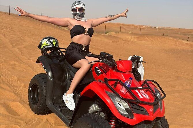 Red dunes Sunset Desert Safari With Quad Bike option & Camel Ride - Pickup to Lahbab: leaving Dubai fast, staying comfortable