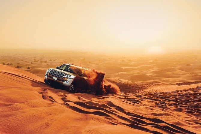 Royal Private Desert Safari - Exclusive SUV - Dune bashing and sand boarding: where the adrenaline is (and where you can pace it)