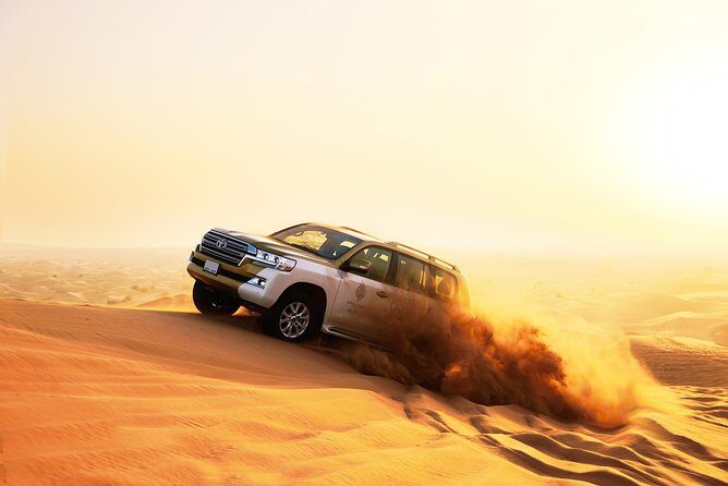 Royal Private Desert Safari - Exclusive SUV - Sunset photo stop plus quick desert moments you won’t want to skip