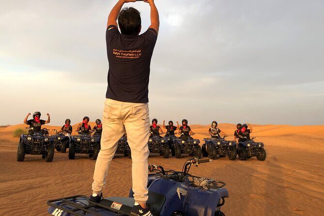 Self-drive Quad Bike with Sand Boarding and Camel Ride in Dubai - The 8:00 am Plan: Pickup, Briefing, and Getting Set Up