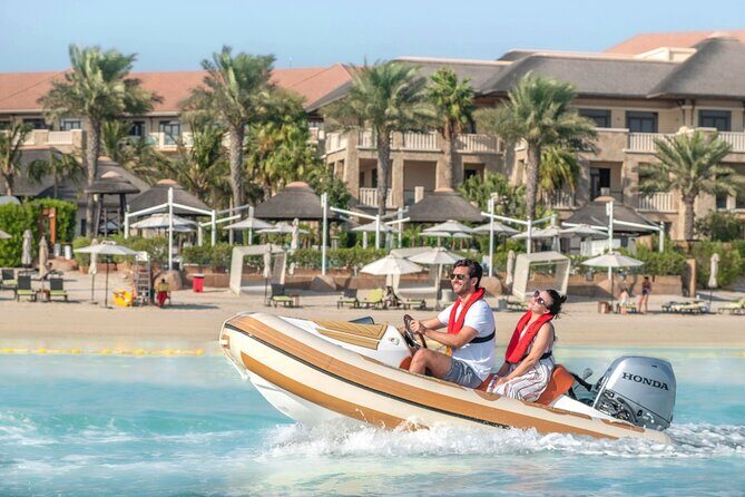 Self-Drive Speedboat Tour in Dubai - JBR beach on the way back: the energy you can feel