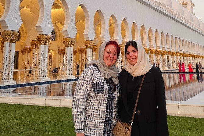 Shaikh Zayed Grand Mosque Abu-Dhabi Tour pickup From Dubai - Yas Island and Ferrari World photo stop: adrenaline hype, minimal time