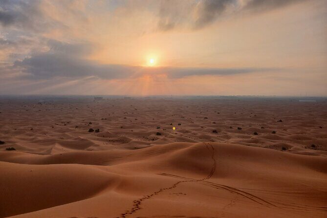 Shared Desert Safari Tour Dubai with Dinner Included - Sandboarding and the Quick Sunset Stop