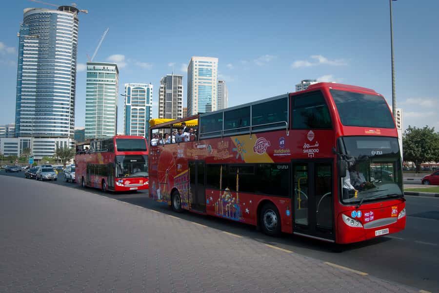 Sharjah: City Sightseeing Hop-On Hop-Off Bus Tour - From aquarium time to ocean-and-maritime stops