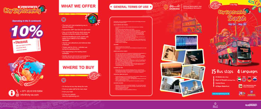Sharjah: City Sightseeing Hop-On Hop-Off Bus Tour - Palm Tree Oasis and Al Noor Island for calmer walks