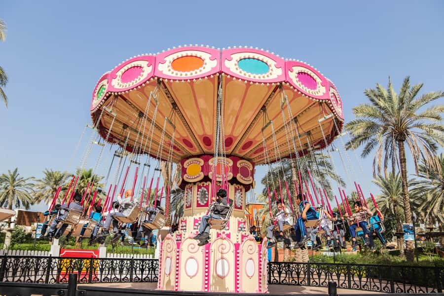 Sharjah: Island of Legends Entry, Eye of Emirates & Train - Island of Legends gardens by the lagoon: the part kids remember