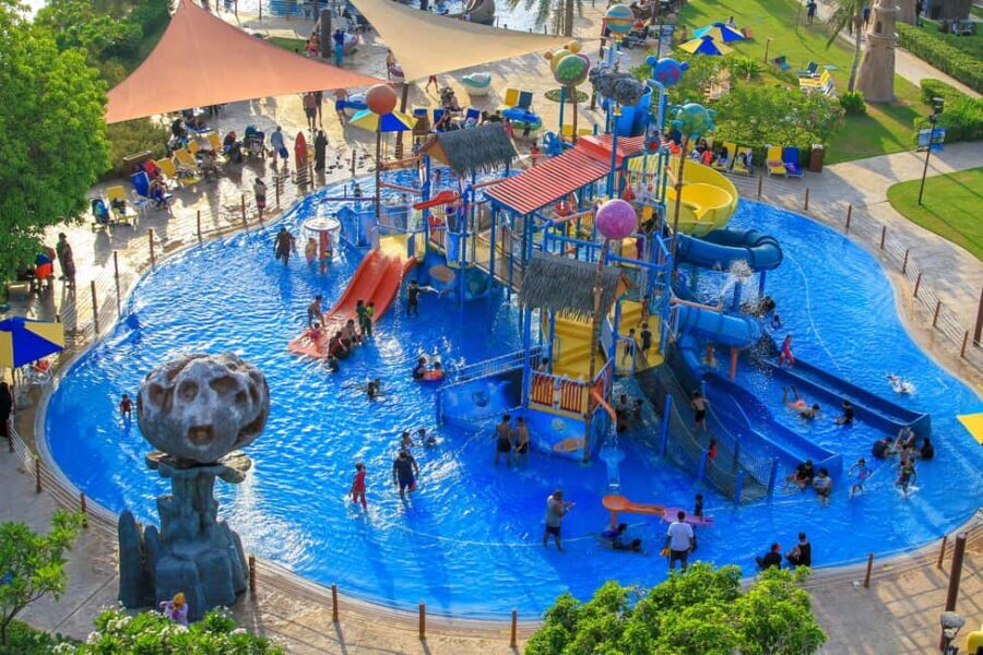 Sharjah: Pearls Kingdom Water Park Entry Ticket - Your Best First Hour: Sunbeds, Life Jackets, and Getting Set