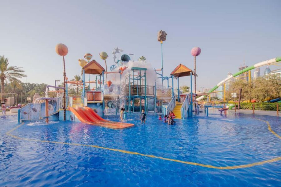 Sharjah: Pearls Kingdom Water Park Entry Ticket - The Rides: 30+ Slides, Magic-Themed Fun, and a Wave Pool Reset