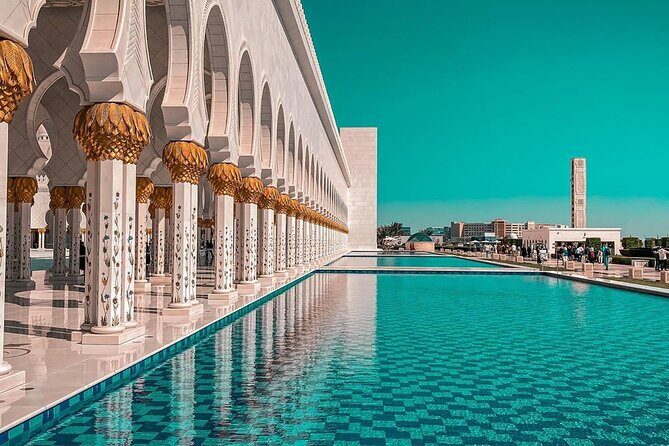Sheikh Zayed Grand Mosque with Ferrari World from Dubai - Price and Value: Is $313.34 a Smart Deal?