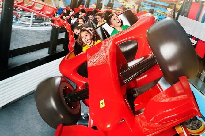 Skip the Line Ferrari world ticket with Pickup and drop off - Ferrari World Rides and Shows: What a Full-Access Day Feels Like