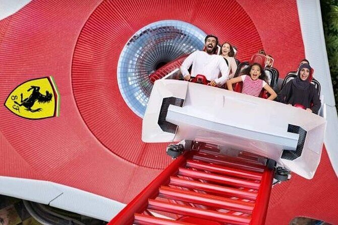 Skip the Line Ferrari world ticket with Pickup and drop off - Warner Bros Theme Park Access: A Second Atmosphere on the Same Day