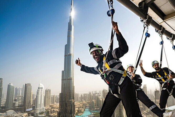 Sky View Dubai Ticket Explore Dubai’s Skyline - The Edge Walk upgrade: harnessed and not for casual height fears