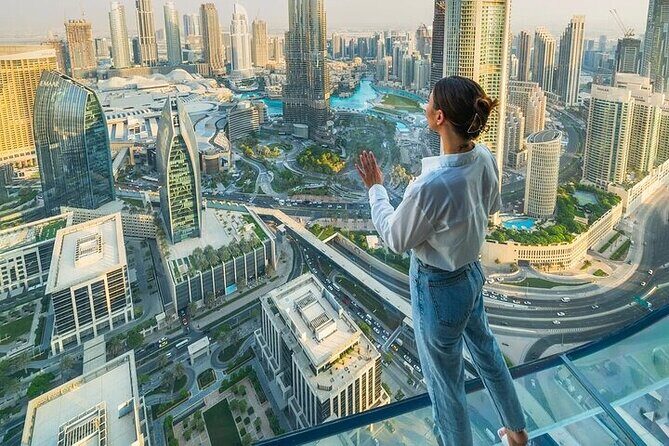 Sky Views Dubai Entry Tickets - Sky Edge Walk: outside the building, no windows, no barriers