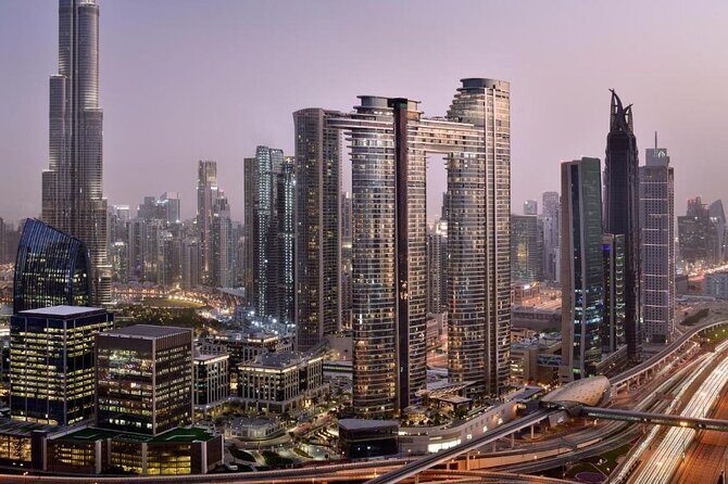 Sky Views Dubai with Options - The glass corridor and 25-metre glass floor: the view comes first