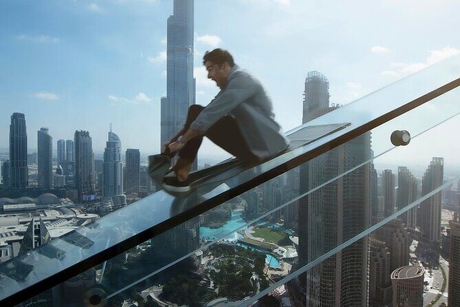 Sky Views Observation Deck Admission Ticket - The observatory walk and the glass slide ride