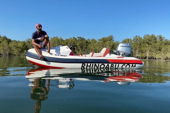 Small-Group Self-Drive Speedboat Tour in Yas Island Mangroves - Peninsula Gold Beach Swim Break and the In-Between Moment