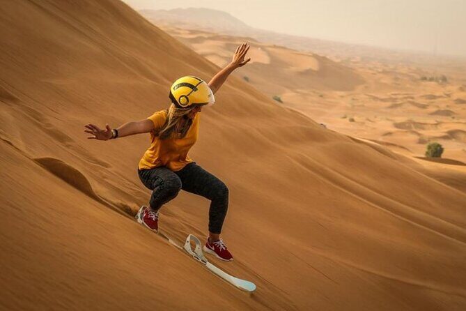 Small-Group UTV Desert Adventure with Camel Ride Experience - Sandboarding: The Included Desert Fun Part