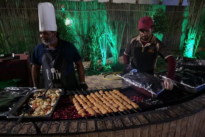 Standard Desert Safari 4X4 Pickup & Drop with Dinner & Live Shows - Live Shows After Sunset: Belly Dance, Tannura, Hair Dance, Fire