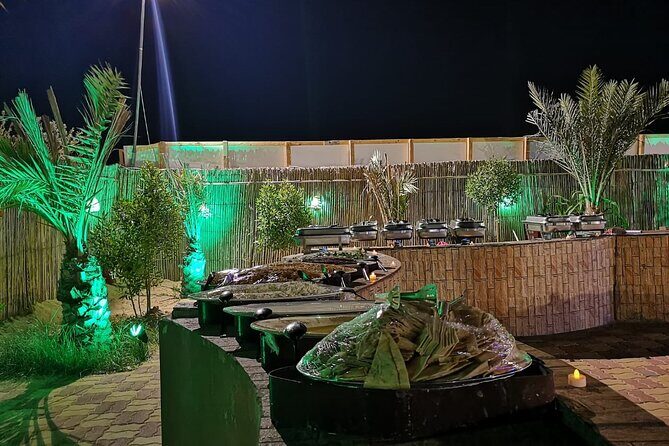 Standard Desert Safari 4X4 Pickup & Drop with Dinner & Live Shows - BBQ Dinner and the Food Setup: What You’ll Actually Eat