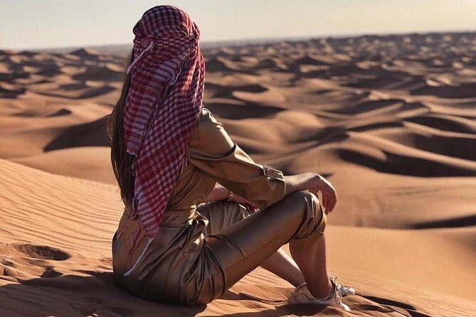 Stunning Desert Safari/Camp Dinner/Entertainment - Lahbab camel farm: meet the camels up close at 3:00 pm