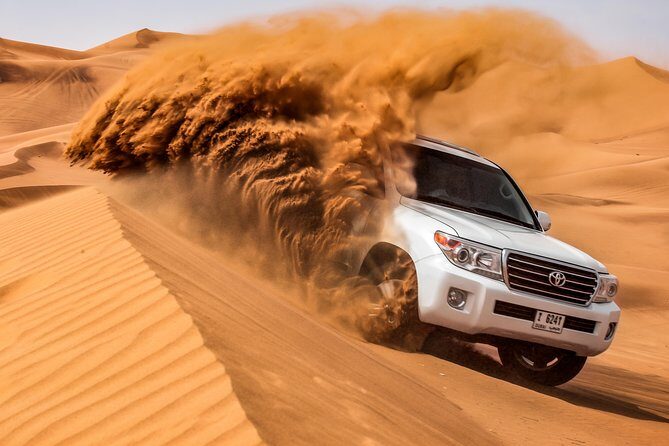 Stunning Desert Safari/Camp Dinner/Entertainment - Extreme dune bashing starts around 5:00 pm on the highest red dunes