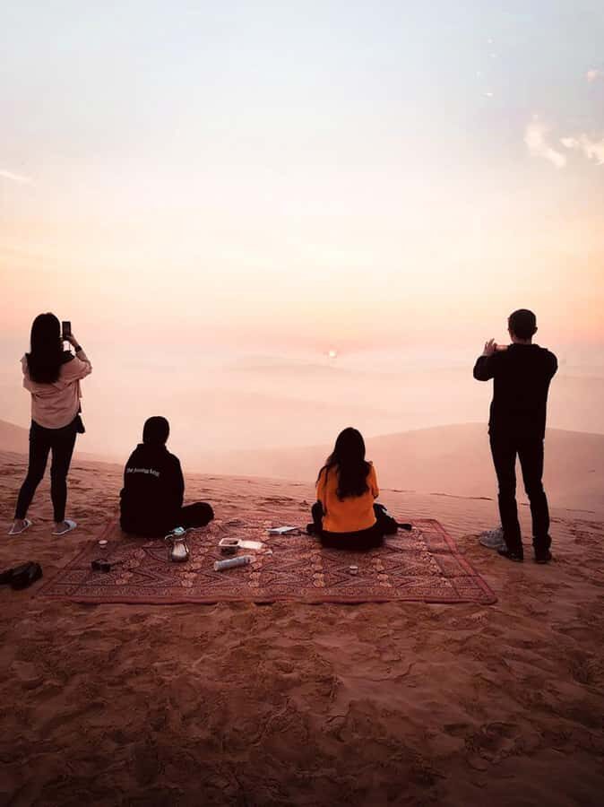 Sunrise Desert Safari - Abu Dhabi - Camp Break: Arabic Coffee, Dates, Water, and a Camel Ride