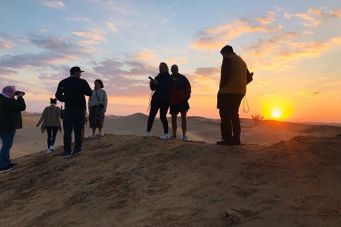 Sunrise Desert Safari with Quad bike and Sandboarding, - Pickup and the Small-Group Pace (Max 20 People)