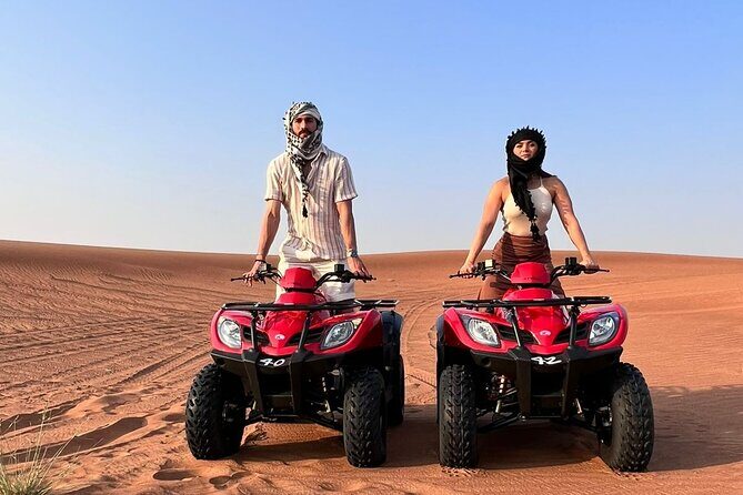 Sunrise Desert safari With Quad bike ride Sandboard & Camel ride - Key highlights you’ll actually use